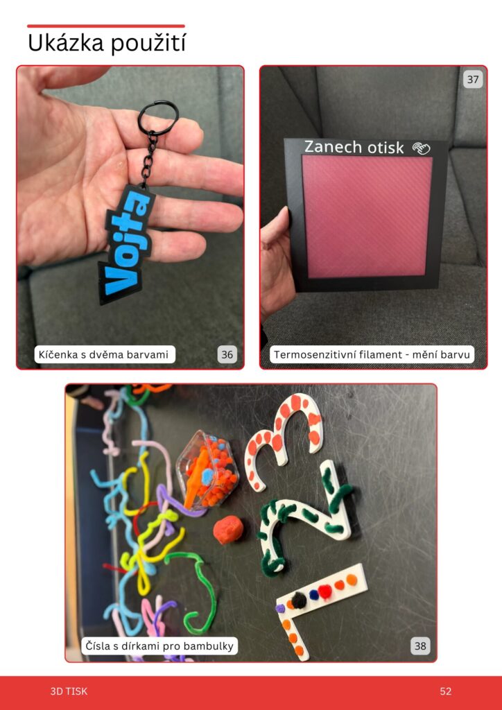 Ukázka z kapitoly 3D tisk
